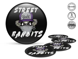 Epoxy Dome Stickers Cosmic Drift Frequency